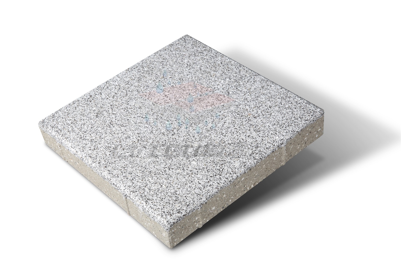 浅芝麻灰仿石陶瓷透水砖